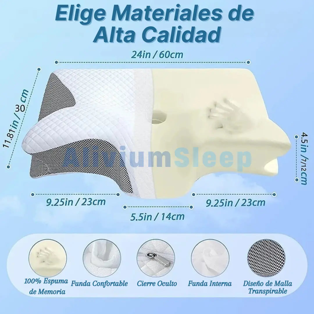 AliviumSleep Almohada Cervical Ortopédica